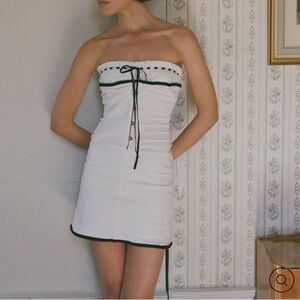 With Jean Sabrin Dress White Embroidery